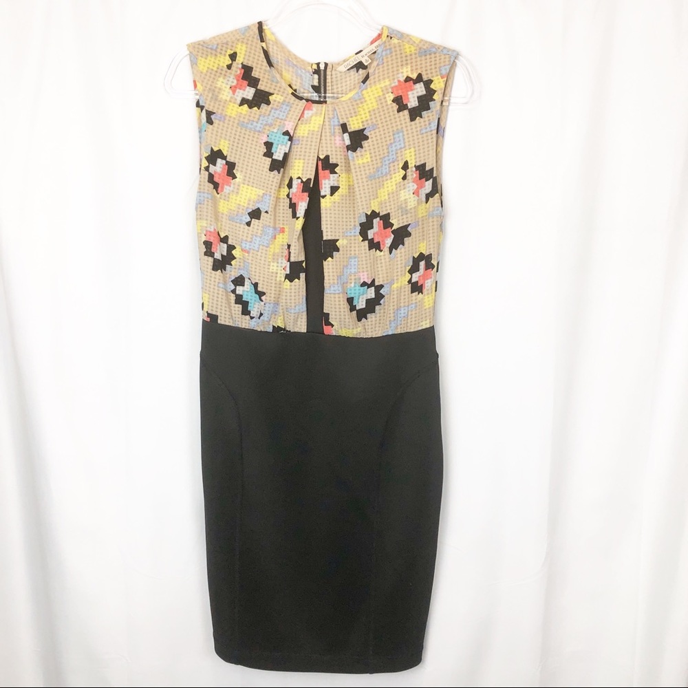 RACHEL Rachel Roy 80’s Style Geometric Dress (8)